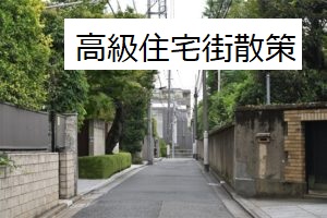 １１．高級住宅街を散策する。そして、脱力しました。